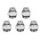 5X Fully Automatic Air Vent Auto Cut-Off Self Bleeding Radiator Valve 1/2inch for Heating Systems 2