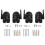 12PCS Universal Speaker Wall Mount Bracket Ceiling Stand Clamp with Adjustable Swivel and Tilt Angle Rotation 2