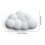 2X Cloud Keyboard Wrist Rest Soft Leather Memory Foam Wrist Support Cushion A Short 3