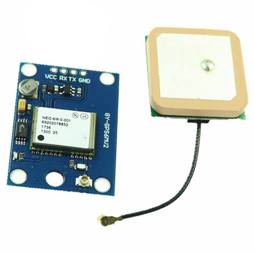 2X GY-NEO-6MV2 NEO-6M GPS Module with Flight Control EEPROM MWC APM2.5 Large Antenna 1