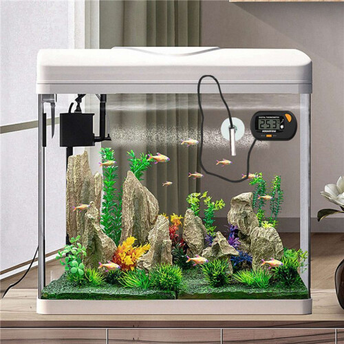2X -50 - 70 Digital Aquarium Fish Tank Thermometer with Suction Cup Temperature Sensor Meter Tester 1