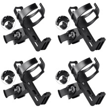 4X Adjustable Buckle Water Bottle Rack Mountain Bike Outdoor Riding Cup Holder Quick Release with Water Bottle Holder