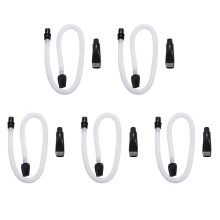 5X Flexible Tube Mouth Organ Pianica Mouthpiece Musical Instrument Accessories for 32 / 37 Key Melodica
