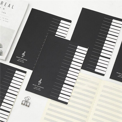 4X Five Lines Music Notes Notebook Music Tab Staff Stave Notebook
