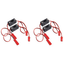 4 Pcs /Off Power Receiver JST Connector for HSP RC 1/10 1/8 Car Crawler Off-Road Vehicle Multi-Rotor Aircraft