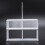 2 In 1 White 48 Pieces Microscope Slides Staining Rack Dish Set 4