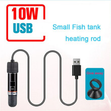 2X USB Aquarium Heating Rod for Fish Tank 26C Constant Temperature Heater Submersible Thermostat Heater 10W