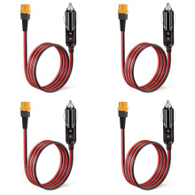 4X Car Cigarette Lighter to XT60 12V 24V Charging Cable for ALLPOWERS S2000 Bluetti EB55, 757/767