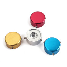8PCS Guitar Pedals Footswitch Topper Aluminium Alloy Guitar Effect Foot Nail Cap for Guitar Effects