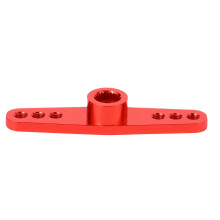 2X 25T Servo Braccio Corno Corno Parti Metalliche Doppio Braccio Sterzo per Futaba