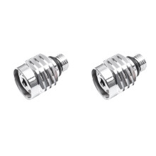 2X Scuba Diving Regulator Male 3/8-24 to Female 9/16-18 Hose Adapter Adjustable Copper Connector Tool