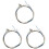 3X V70 Viola Strings Nickel Chrome Wound ADGC Full Set Wire  End 1