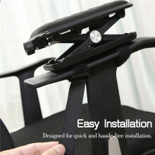 2X Verstellbare Armlehnenpolster für Bürostühle, Armlehnenbezüge Aus Memory Foam, Ergonomisches Gaming-Armlehnenkissen, Ellenbogenstützkissen