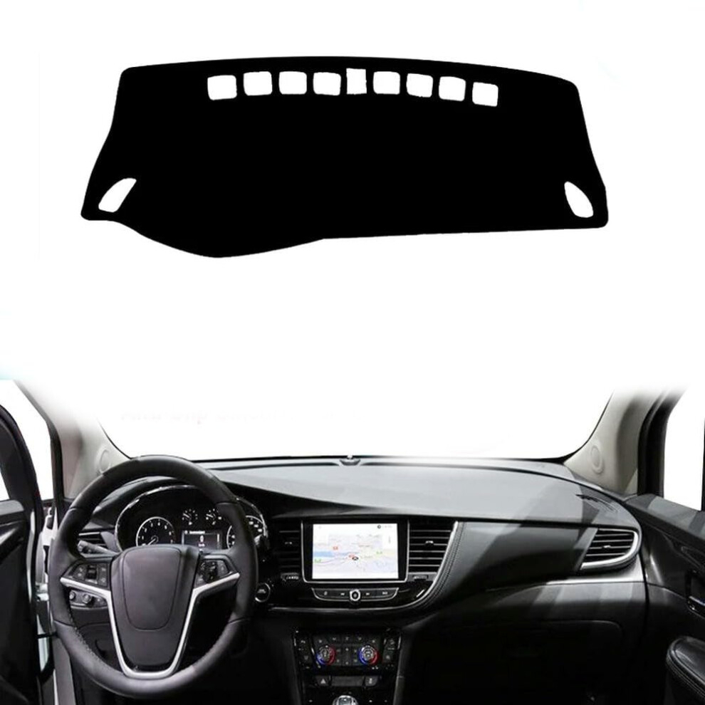 Dashboard Cover Dash Mat For Opel Mokka 20162019, Vauxhall Mokka X, Uv Protection, Antiglare Suede 9092120202427