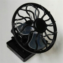 3X Solar Fan Clip Cap Fan with Clip Solar Small Fan Electric Fan Outdoor Portable Fan