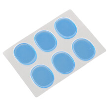 18Pcs Snare Drum Mute Pad Drum Damper Gel Pads Snare Tom Drum Muffler Mute Transparent Percussion()