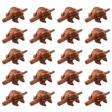20X Carved Croaking Wood Percussion Musical Sound Wood Frog Tone Block Toy