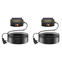 2X Cavo di Alimentazione OBD2 OBD per Dash Camera, Adattatore OBD A USB OBDII di Tipo C, Cavo di Ricarica Cablato, da 12-36 V A 5 V/3 A