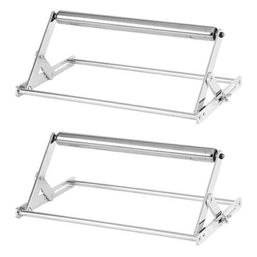 2X Foldable Stainless Steel Stand Adjustable Cutting Machine Material Support Frame for Cutting Stand Workbench Lift,B