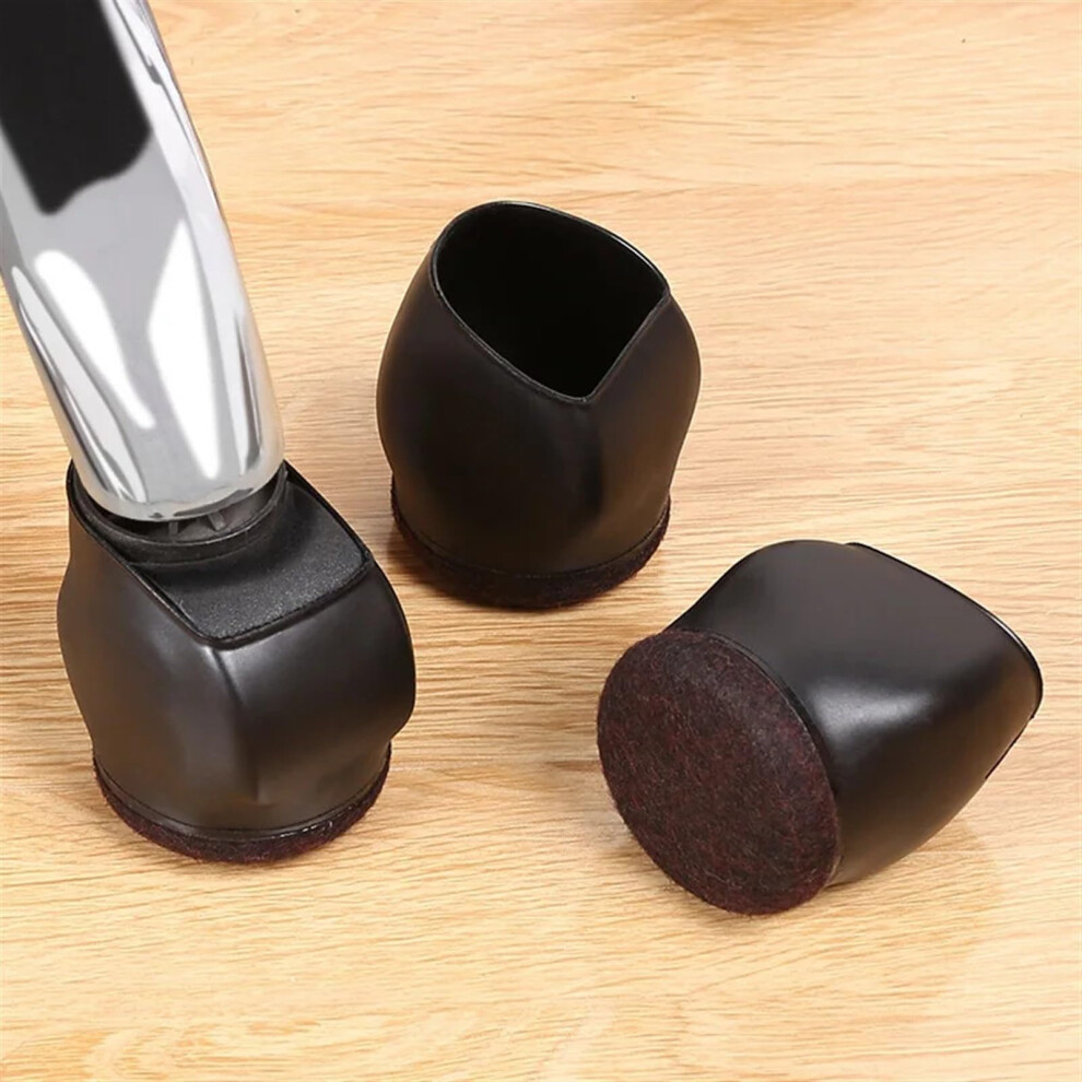 Chair Leg Floor Protectors With Felt Bottom For Hardwood And Tile Floors, Furniture Leg Covers 5Pcs 9455672254120