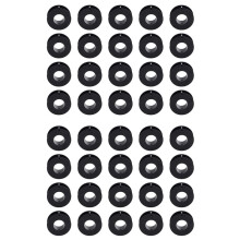 40 Bobines Vides, 2,1 X 0,7 Pouces, Bobines de Fil en Plastique, Bobines de Ruban, Bobines D'Artisanat Noires, Bobines de Fil, Bobines de Tissage