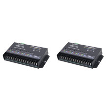 2X DIY Autonoom Programmeren Controller 12Way Programmeerbare USB DIY LED RGB Controller voor 3528 5050 Strip Module