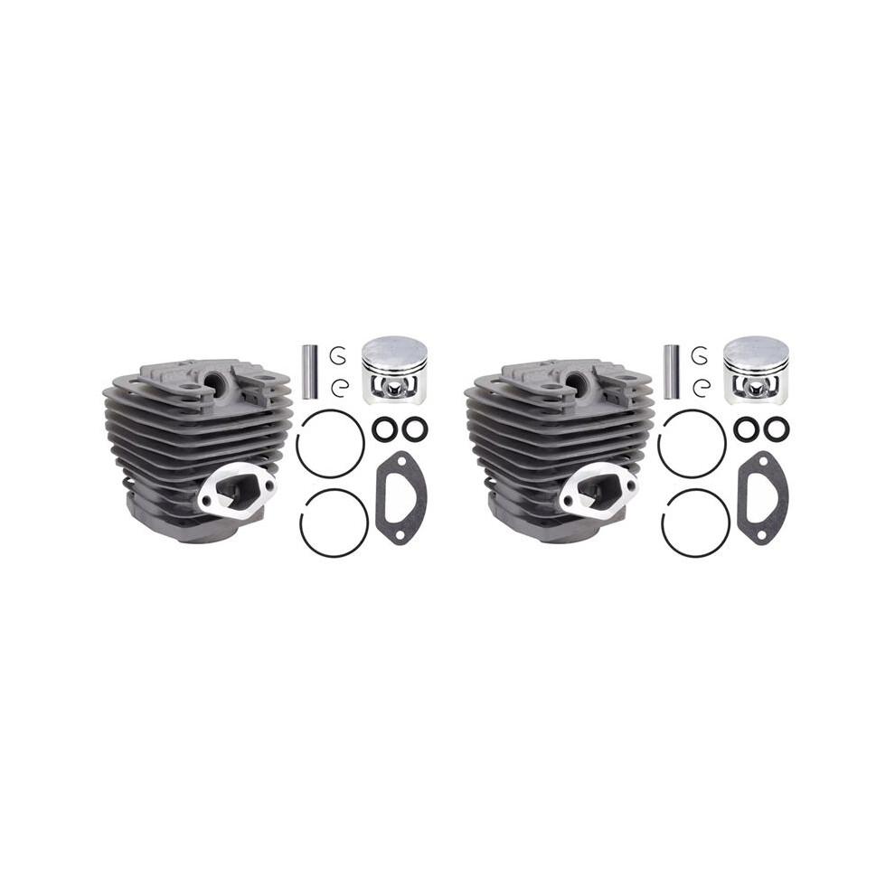 2X Cylinder Piston Gasket Assy Chinese 5800 58Cc Chainsaw Engine Rebuilt Kit 6032556364897