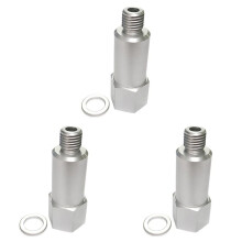 3X Coolant Temperature Sensor Adapter for LS Swap Gauge M12-1.5 to Female 3/8Inch NPT Sensor Extended