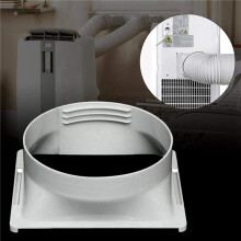 4X Interface de Tuyau D'Échappement de Climatiseur, Connecteur de Raccord de Corps de Climatiseur Mobile à la Maison Portable, Carré 15 cm