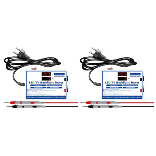 2X LED Tester 0-300V Output LED TV Backlight Tester Multipurpose LED Strips Beads Bar Light Lamp Test Tool EU Plug 1