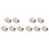 10Pcs Network RJ45 Cat7  Jack Module 360 Degree Full Shielded RJ45 Socket to LSA Tool-Free Termination 2