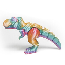 Barraca de Brinquedos Infantis com Dinossauro Tiranossauro Muscular Impresso em 3D, Modelo Decorativo Multicolorido com Juntas Livres