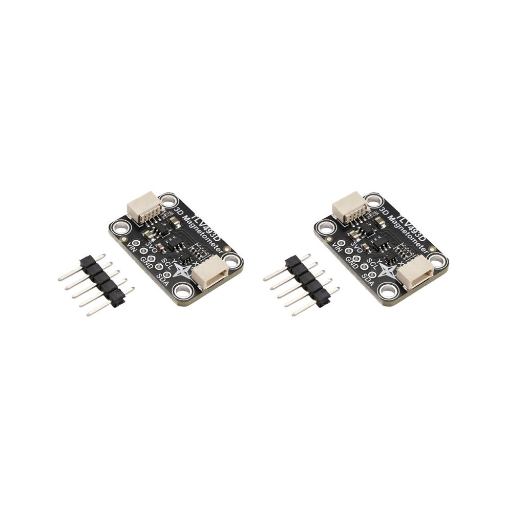 2X Tlv493d Triple-Axis Magnetometer Module Compatible With Stemma Qt Qwiic 6033763699116