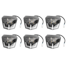 6X Dirt Bike LED Headlight for Enduro Motorcycle Pit Bike ATV TC FE TE EXC XCW SXF SX 125 250 300 350 450 500 530