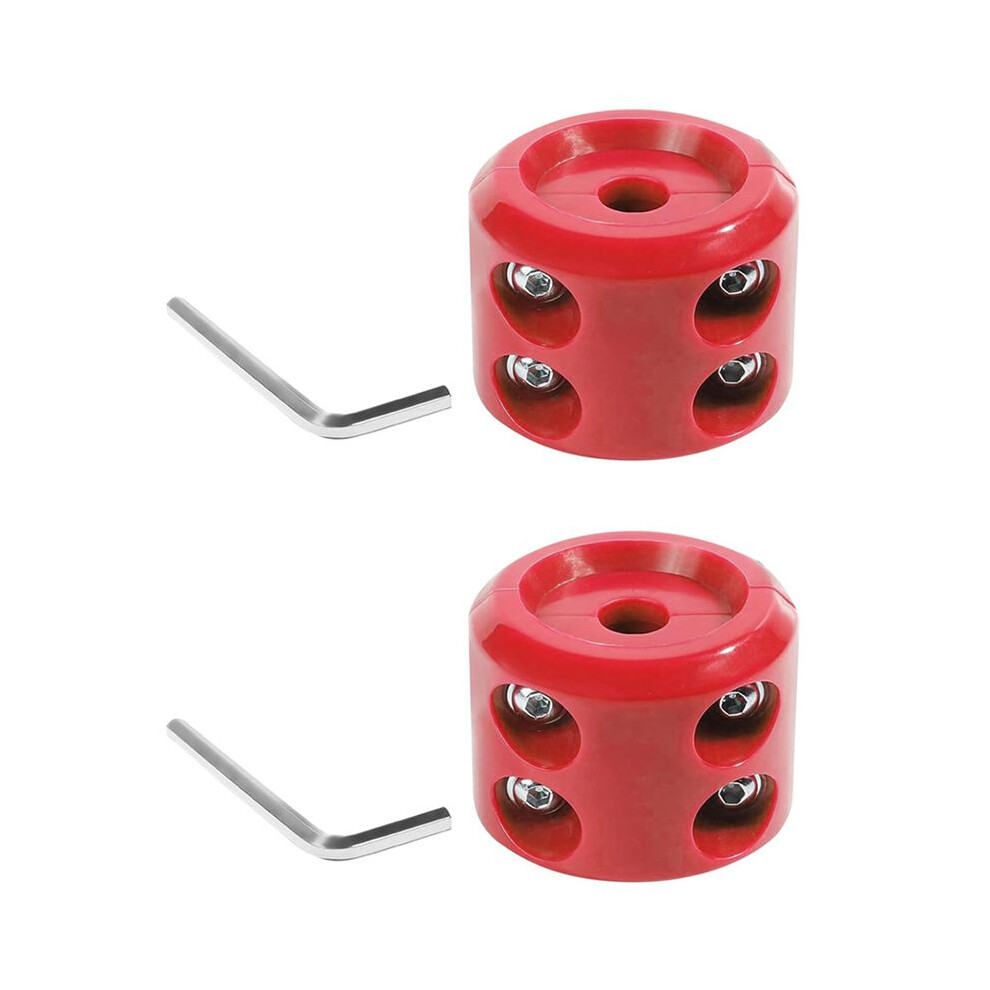 2X Rubber Winch Stopper,Winch Cable Saver Hook Stopper Rubber Stopper With Hex Wrench,Car Accessories Winch Rope 6033017094414