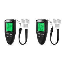 2X HW300MINI Digital Thickness Gauge Tester Auto Car Paint Measuring Instrument Paint Layer Measuring Device Tool Black