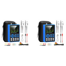 2X DSO2512G Digital Oscilloscope with 2 Channels 120Mhz Bandwidth Signal Generator 500MSa/S Sampling Rate, 2.8 Inch