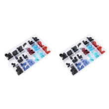 180Pcs Car Air Conditioner Repair Kit Car R134A R12 High and Low Pressure Side AC System Valve Core Dust Cap