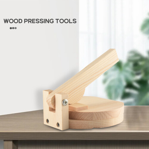 Wood Tortilla Press Dumpling Skin Maker Presser Chapati Roti Taco Corn Maker Pressing Tools Kitchen Gadget Accessories 2