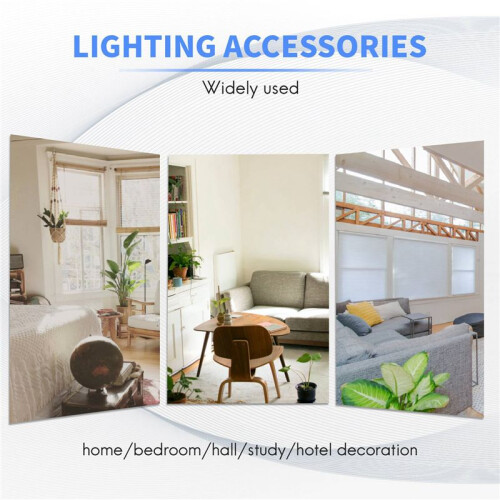 Cloth Bubble Type Lamp Shade Simple Lampshade Ceiling Lamp Cover Light Accessory for Home 2