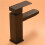 Rubinetto per Lavabo da Bagno, Rubinetto per Lavabo con Acqua Calda e Fredda, Nero Opaco Ma 9