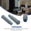 2Pcs Plastic Kitchen Coffee Machine Home Tools Water Filter Elements Safe Improve Taste Accessories for  Claris F08 2