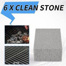 6St BBQ Grill Clean Brick Block Grill RengöRing Sten BBQ-StäLl FläCkar FettrengöRing Prylar KöK BBQ-Verktyg