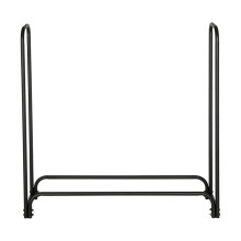 HeavyDuty Metal Firewood Rack for Indoor and Outdoor Log Storage, Accurate Compact Size, Easy Install