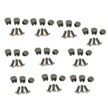 10Set Scooter Rear Back Mudguard Screw Rubber Cap Screw Plug Cover for M365 Electric Scooter Parts(Gray)