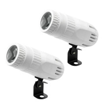 2X Pinspot Light for Disco 15W RGBW 4 in 1 Mirror Light with Remote Control for Parties DJ Disco Club US Plug