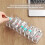 Plastic Cable Management Box 8 Compartments with 10 Cable Ties Transparent Power Cord Storage Box for Office 3