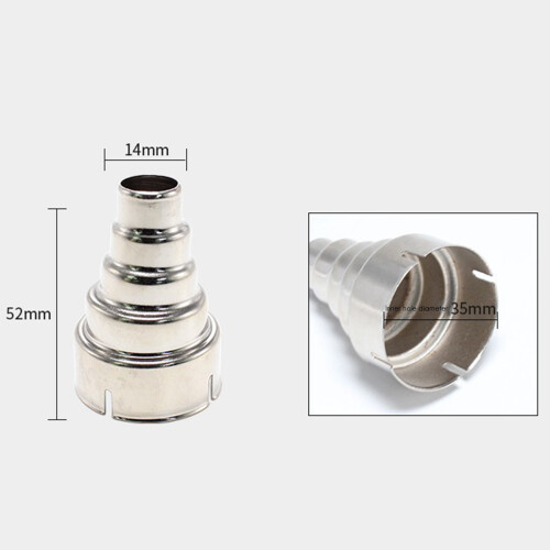 5-Section Buse à Air Chaud Buse Accessoires de Buse Universelle Buse Domestique