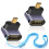 8K 90 Degree Down Angle Micro HDMI to HDMI Adapter with LED Light for Camera Camcorder (2 Pack) 1