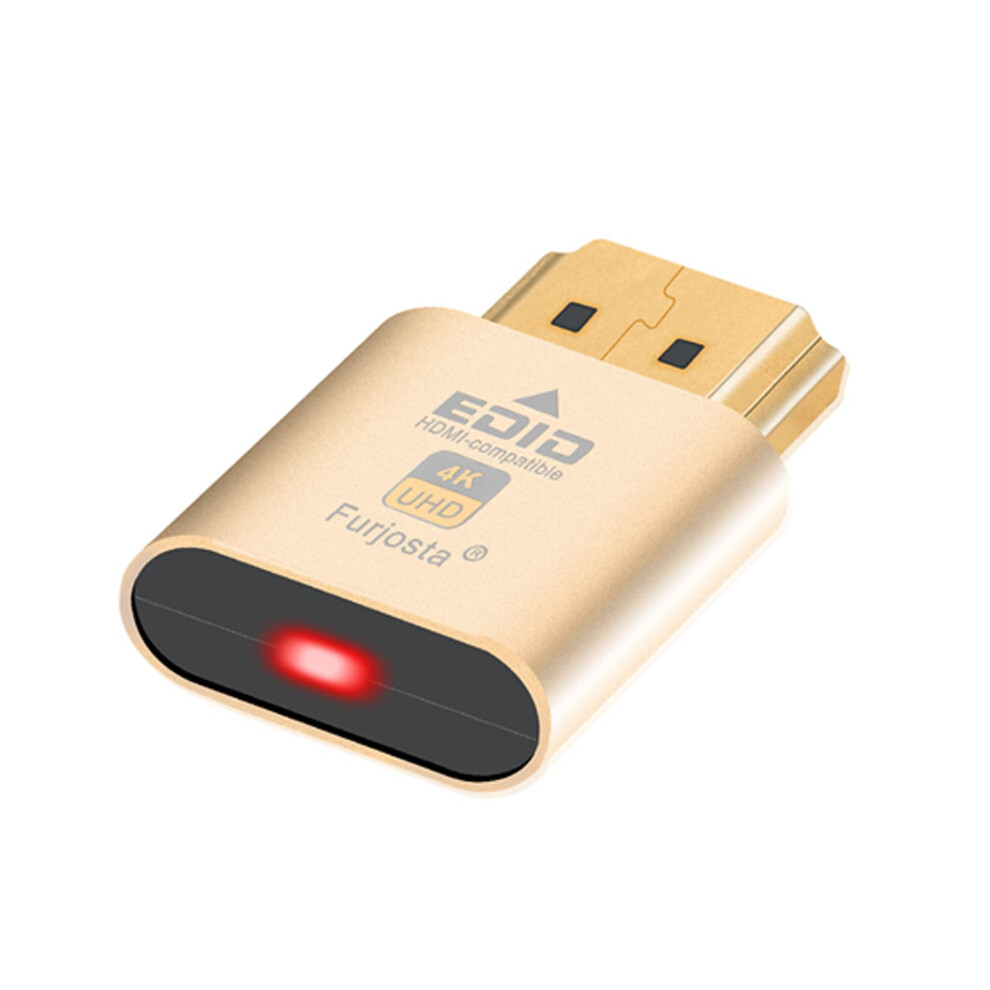 Hdmi Dummy Plug 4K 60Hz Headless Display Adapter For Windows Mac Linux Remote Desktop Ready 9073542720522